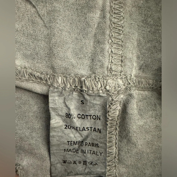 Anthro’s Tempo Paris Pant Pull on Stretch Elastic Waist with Pockets S - Picture 9 of 16